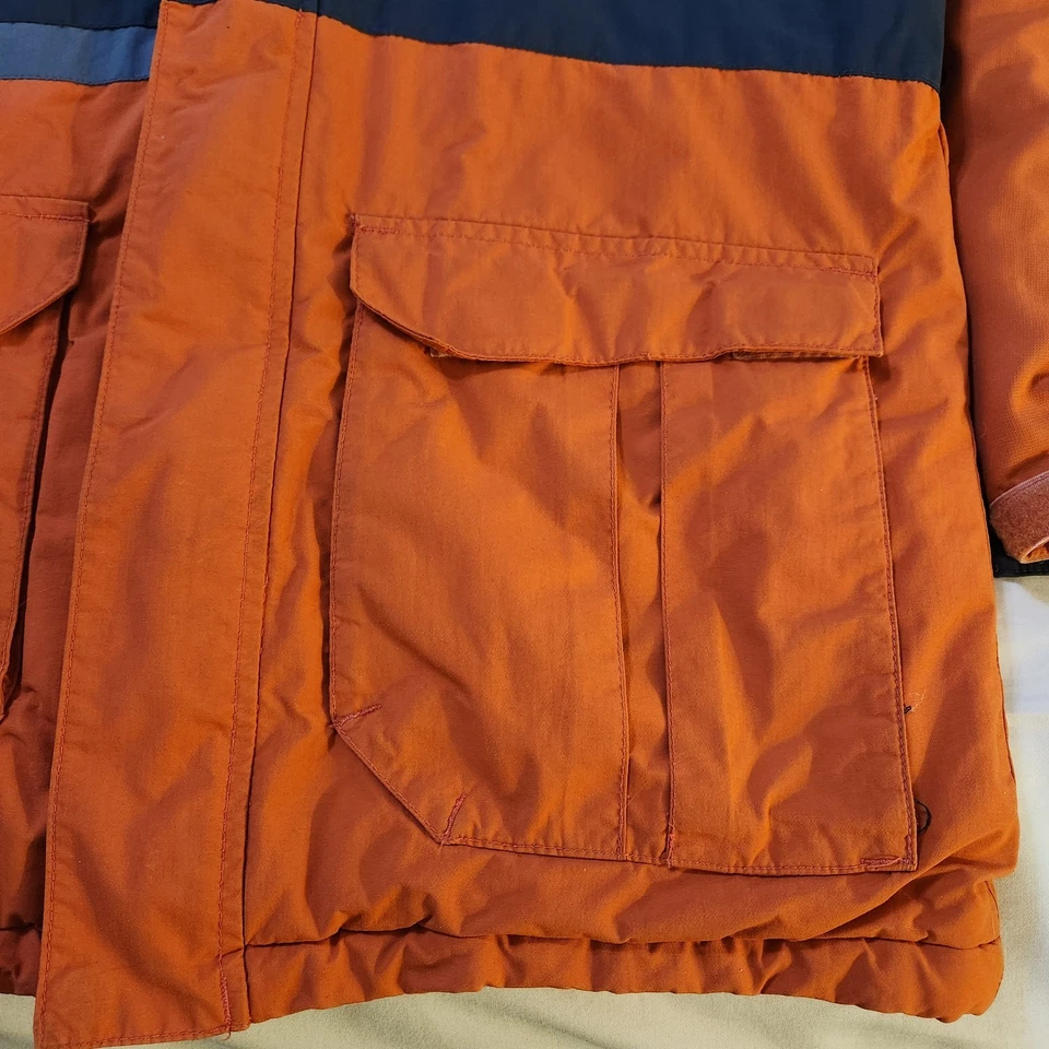 Boys Columbia Sportswear Jacket Size Youth 14-16 Orange Black Block Winter Ski - Image 2 of 4