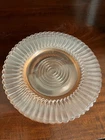 4 MacBeth Evans Petalware pink depression glass saucers