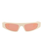 Gucci Womens Cat Eye Ivory Ivory Red Fashion Designer Eyewear