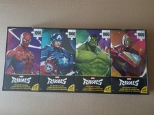 Marvel Rivals Puzzle Set Of 4 1,000 Pieces Spider Man, Captain America, Hulk,...