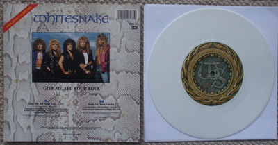 Whitesnake - Give Me All Your Love / Fool For Your Loving - EX- White 45 + PS