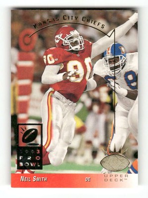 1993 SP #124 Neil Smith EX++ Excellent++ Chiefs BXCP17
