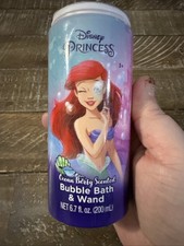 Disney Princess Bath Time Ocean Berry Scented Bubble Bath NO WAND NO LID