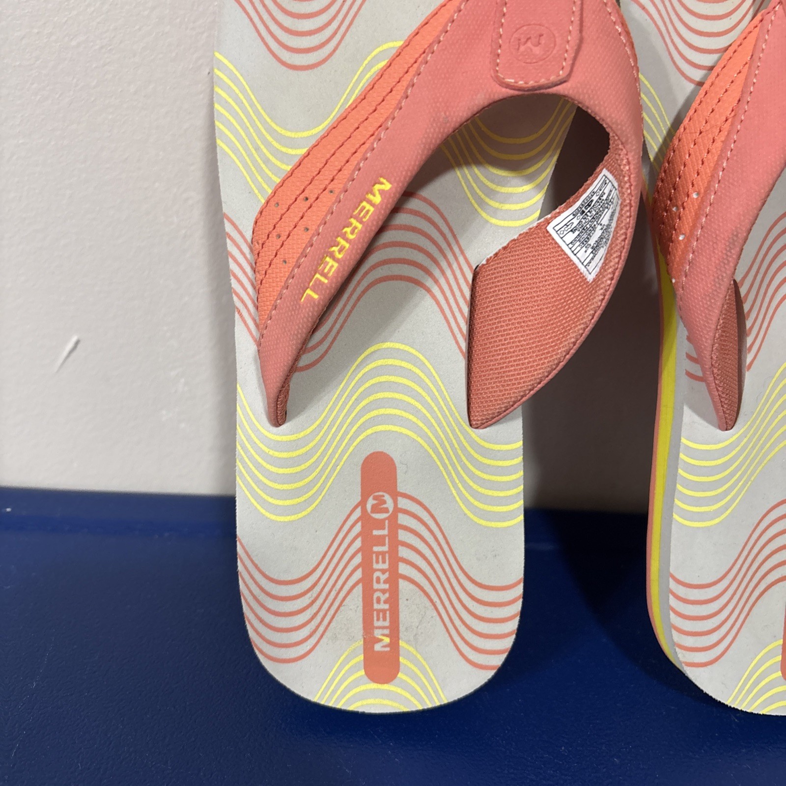 Sandali infradito infradito Merrell corallo donna taglia 8 rosa casual ciabatte