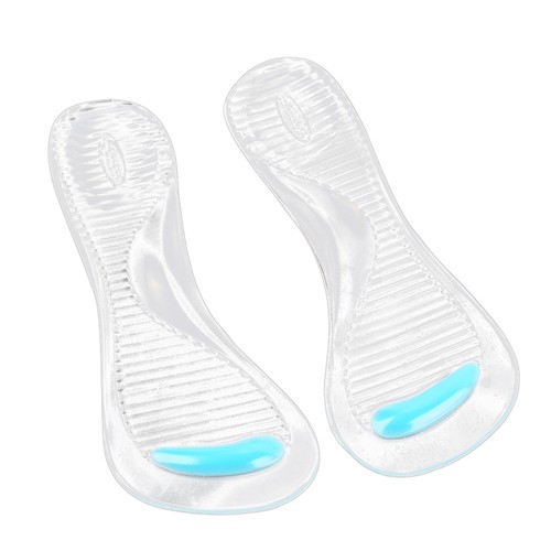 Massage Anti-wear Foot Pads Inner Soles for Women Shoe Gel Miss Padded Insoles - Picture 4 of 12