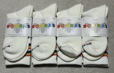 Bombas 4-Pack Crew Calf Socks Size Large Brand New Unisex 4-Pairs