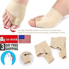 2pcs Big Toe Bunion Splint Straightener Corrector Foot Pain Relief Hallux Valgus