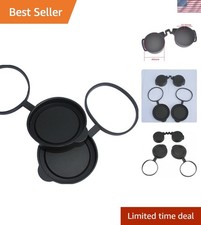 Durable Rubber Binocular Lens Covers 10x42 - Ultimate Protection for Outdoor Use