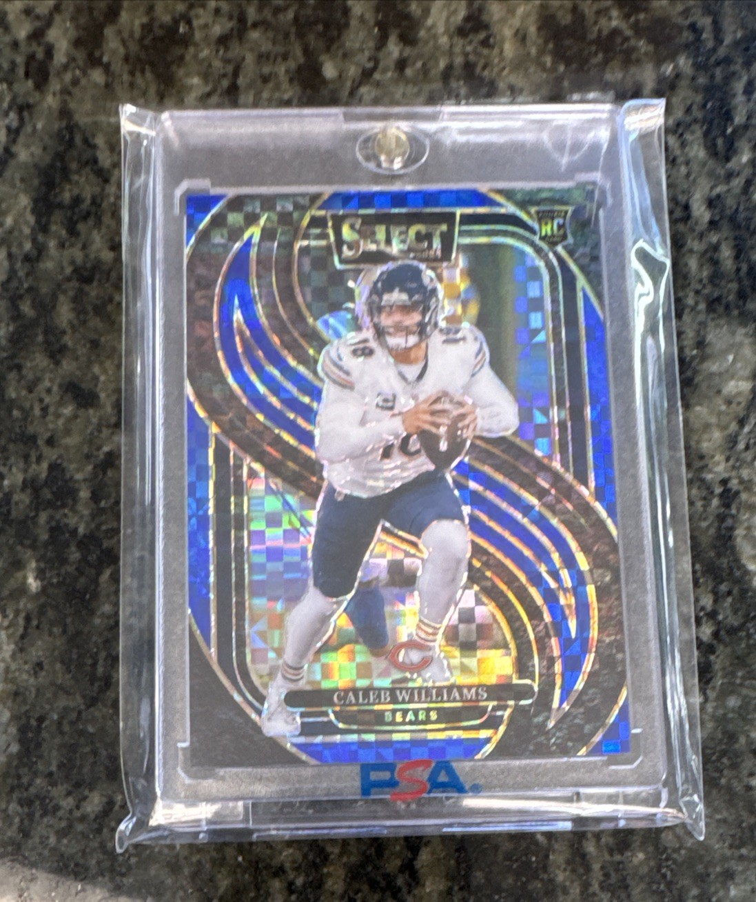 2024 PANINI SELECT CALEB WILLIAMS BLUE CHECKERBOARD PREMIER ROOKIE BEARS /175