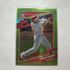2021 Panini Donruss Optic - Anthony Rendon #132 Lime Green Prizm