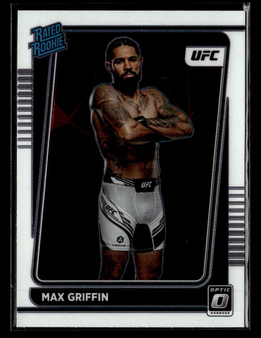 2022 Donruss Optic UFC #119 Max Griffin Rookie Card