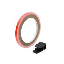 Reflective Wheel Stripes with Applicator Tool 7mm x 6M Fluorescent Orange