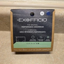 Exofficio Women’s Give-n-go 2.0 Full Cut Brief-travel Underwear Breathable Large