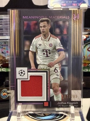 2024-25 Topps Museum Bayern Munich Joshua Kimmich Meaningful Materials /299 14Q