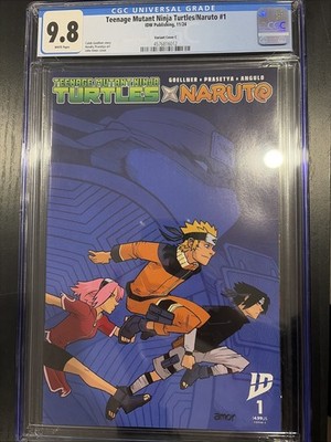TEENAGE MUTANT NINJA TURTLES X NARUTO # 1, CGC Graded 9.8 and Readers Copy