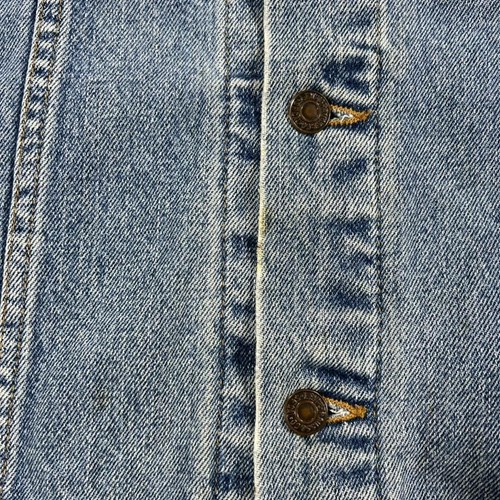 Vintage Levis Denim Jacket Mens Large Light Blue Wash Trucker 70507-4890 90s by Levi's, Size L, $54.13 - Photo 4