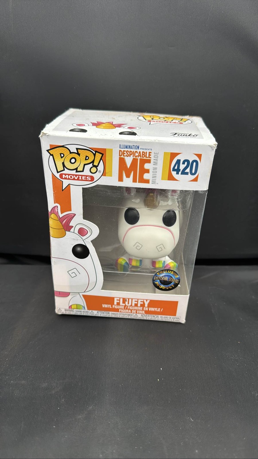 Funko Pop Despicable Me Fluffy 420 Universal Studios Exclus 