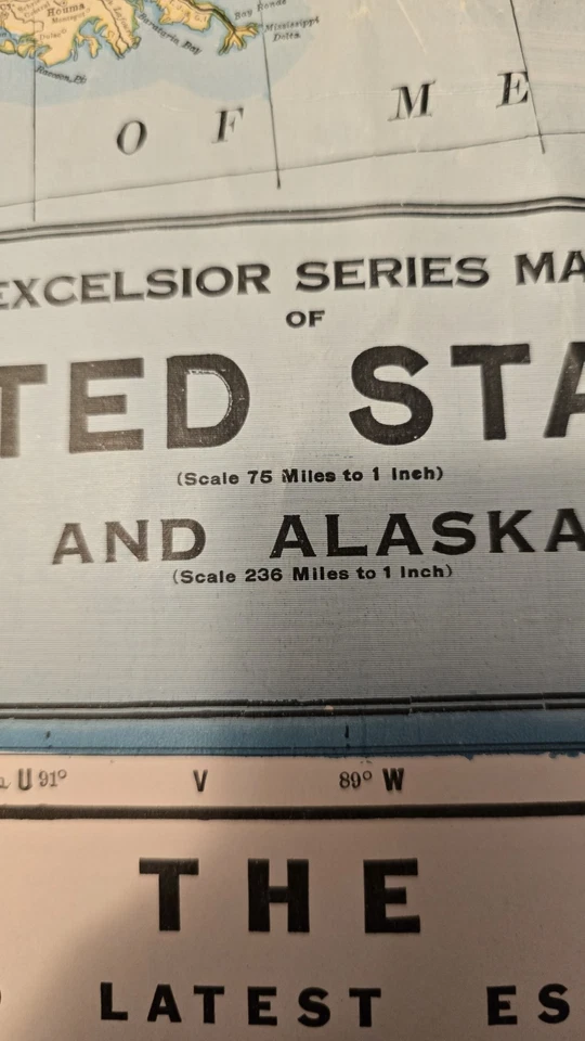 Publicación geográfica, Atlas presidencial del muro, años 30 Foto 3 de 4