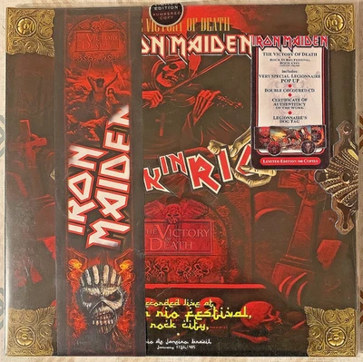 Iron Maiden The Victory of Death Rock In Rio - Limited Numbered Pop-Up 2 CD 2023 - Photo 1/4