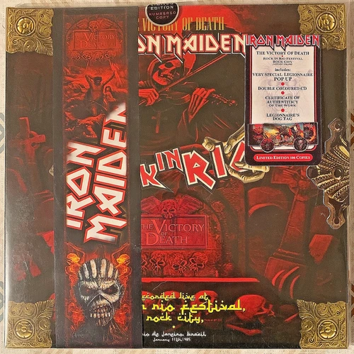 Iron Maiden The Victory of Death Rock In Rio - Limited Numbered Pop-Up 2 CD 2023