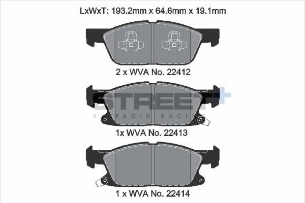 BremsbeläGe Lincoln MKX 2.0 T Baujahr 10/15–12/18 Kw 186 PS 253 - Pagid Racing S-image