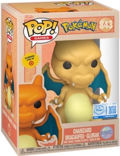 🔥 PRE SALE 🔥 Funko Pop! Exclusive Charizard Soft Color #843 Pokemon Sealed