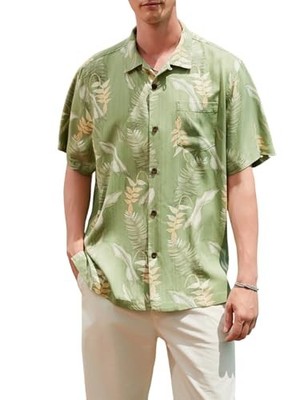 Hawaiian Shirt Floral Print Tropical Holiday Vacation