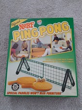 Vintage 1982 Nerf Ping Pong Game  Parker Brothers ALL ORIGINAL Complete