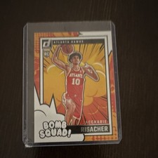 2024-25 Panini Donruss Bomb Squad Zaccharie Risacher #11 Rookie Insert Hawks