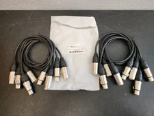 Lot Of 8 SEISMIC AUDIO-SAXLX-2-8...anced - 2 Foot Patch CordsNewSEISMIC