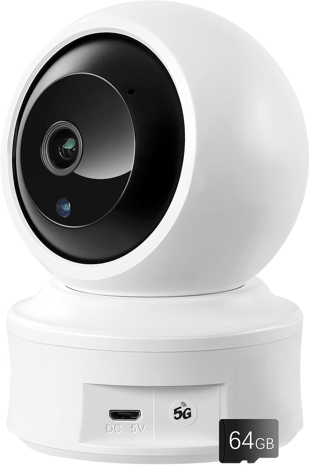 Indoor Security Camera 2K HD, 5Ghz Wifi Pet Camera Pan/Tilt, Motion Detect for B-image