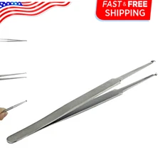Lock Pin Tumbler Tweezers for Locksmith Pinning & Rekeying Kit Stainless Steel