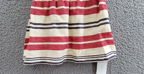 Ralph Lauren Striped Linen Dress Baby Girls 18M Ralph Red Sleeveless Pullover - Picture 4 of 15