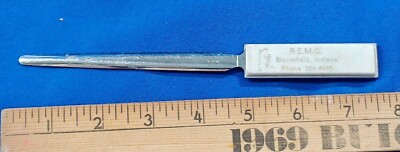 REMC Electric Power Advertising Bloomfield, Indiana Letter Opener Tool VTG Rare