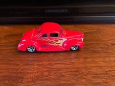 Hot Wheels Limited Edition 1940 Ford Coupe Red with yellow flames on doors