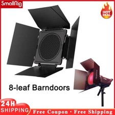 SmallRig RA-BD08 8-leaf Barndoors With Honeycomb Gird Bowens Mount Ring Adapter