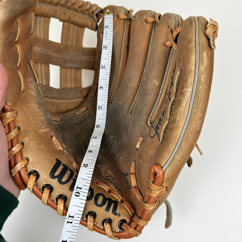 Guante de béisbol Wilson A9831 cuero softbol Joan Joyce autógrafo modelo derecho 11" - Imagen 9 de 9
