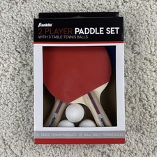 Franklin Ping Pong Paddles 2 Player Table Tennis Set Paddle Kit Sports New