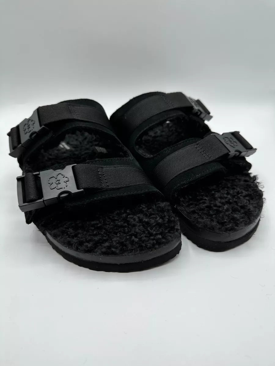 Fur two strap sandals 2025