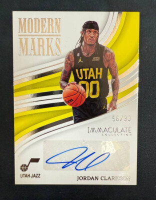 2022-23 Panini NBA Immaculate Modern Marks Jordan Clarkson AUTO /99 IMO-JCL