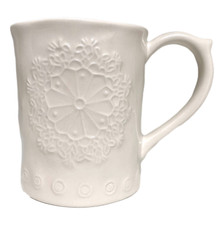 Burton Burton Snowflake Coffee Mug Large 16 Ounce Christmas Ceramic Cup NIB