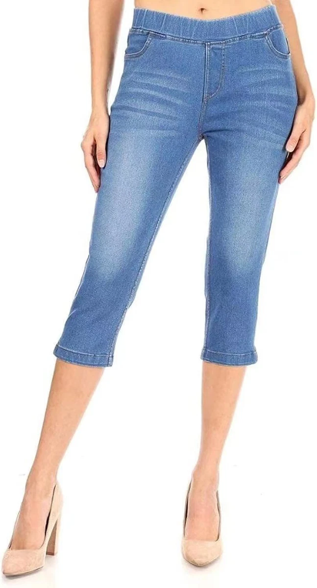 Plus Size Nelly Classic 5 Pocket Capri Jegging – ICONOFLASH