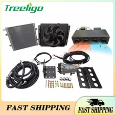 12V Electric Cool&Heat Universal Underdash Air Conditioner DC Auto Car A/C Kit