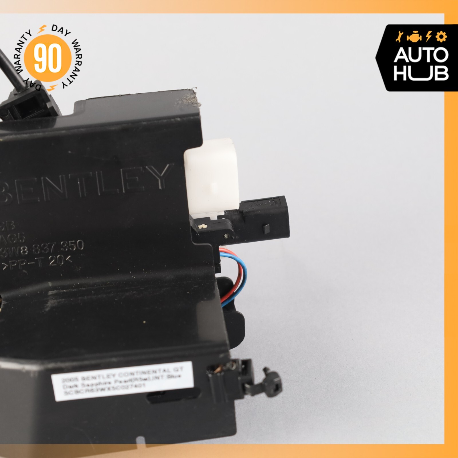 03-10 Bentley Continental GT Front Right Door Lock Latch Keyless Go OEM