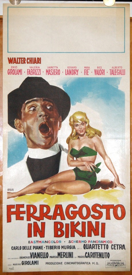 Locandina di Ferragosto in bikini (1960)