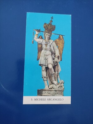 St. Michael Erzengel Beschützer vor dem Bösen Heilige Heilige Karte mit Gebet 