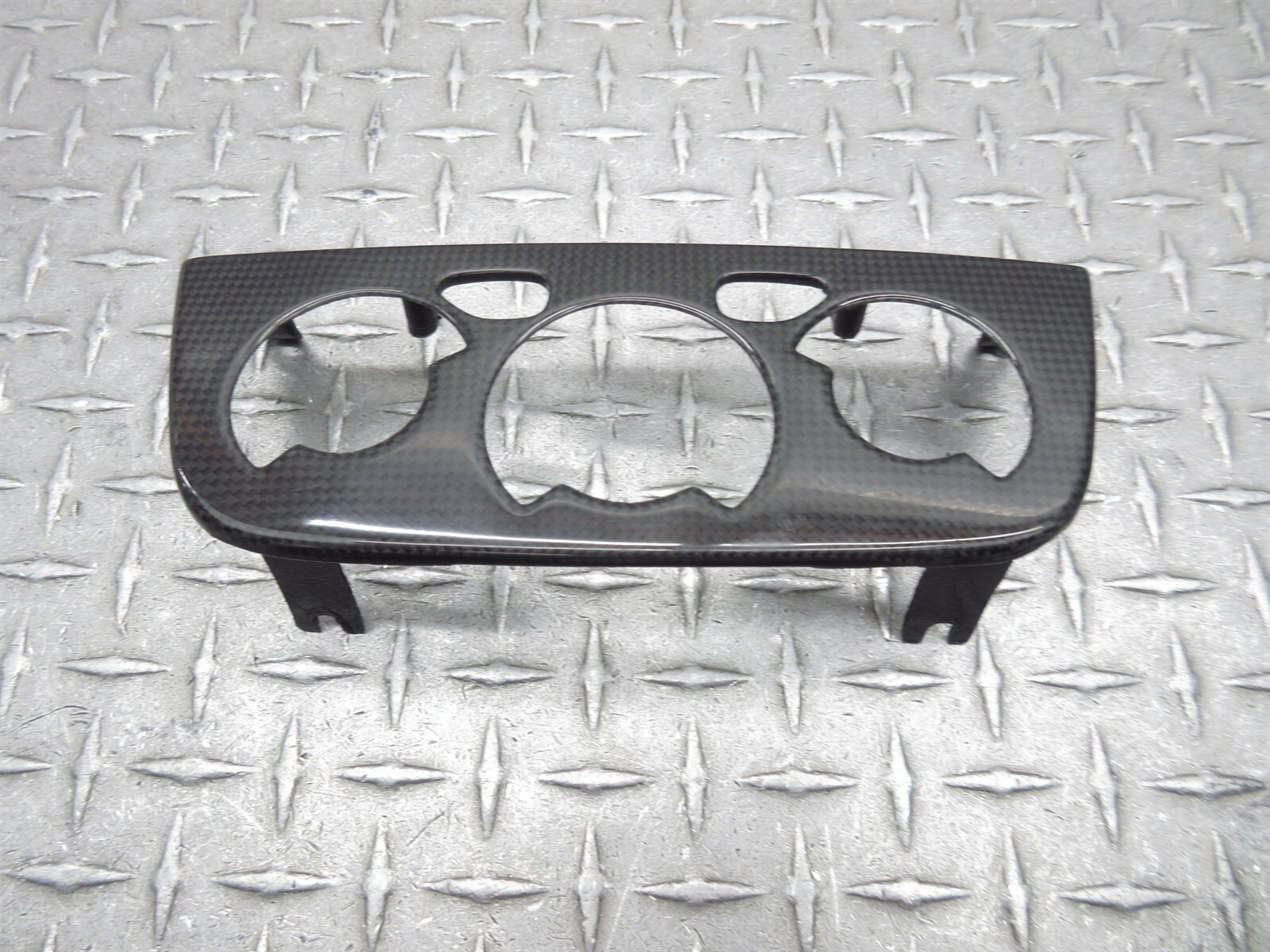 2008 Ferrari F430 Spider 68648400 Carbon Climate Control Air AC Dash Bezel Trim