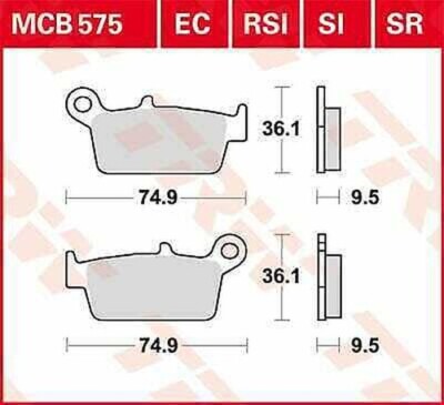 Brembo PASTIGLIE FRENO ANTERIORE + POSTERIORE SINTERIZZATE (KAWASAKI ER6N 650 2006-2015