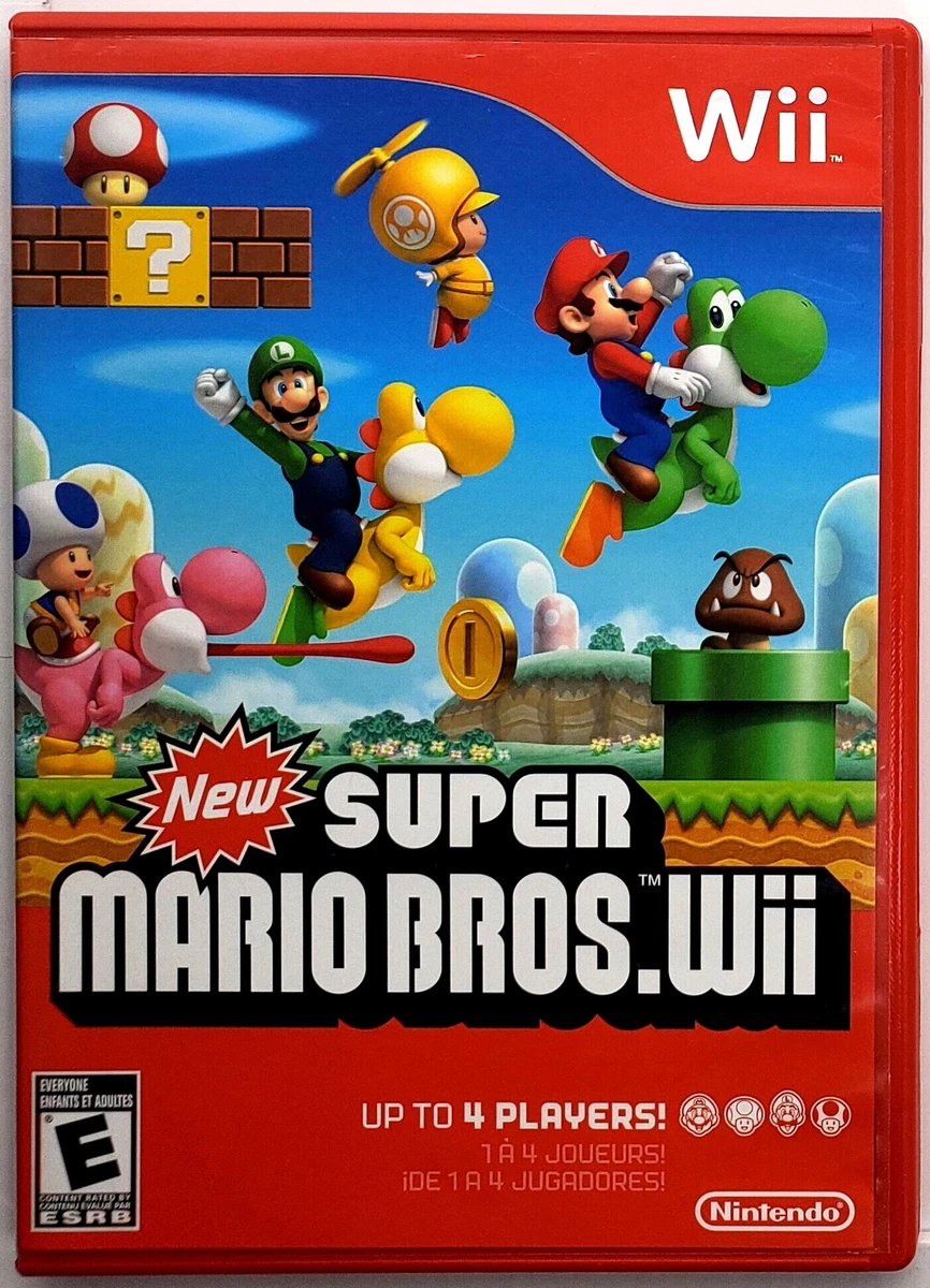 Gameteczone Jogo Nintendo Wii New Super Mario Bros Wii - Nintendo