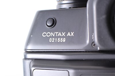 LCD Works !【 Mint w/ DATA BACK D-8 】 Contax AX C/Y SLR Film